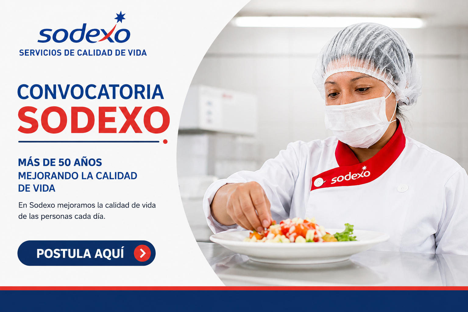 Convocatoria Sodexo 2026: Puestos Disponibles en Limpieza, Cocina, Mantenimiento y Atención al Cliente